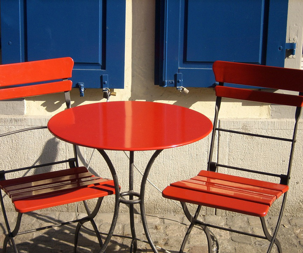 mobilier rouge